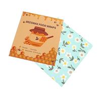 HAPINARY 3 Involucri Di Cera D'api Per Cucina Riutilizzabili Per Ciotole Conservazione Alimenti Lavabile Sostenibile