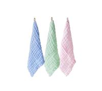 HAPINARY 3 Pezzi Asciugamano Piccolo in Cotone Garzato Assorbimento Acqua e Protezione, come Saliva Wiper per Qualsiasi Outfit