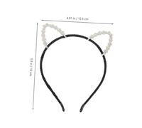 HAPINARY 3 pezzi Cerchietto Orecchie in Metallo con Accessorio e Resistente per Halloween Compleanni e Cosplay