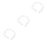 HAPINARY 3 Pezzi Di Cerchietto Per Da Donna Con Design A Foglia Accessori Per Da Sposa