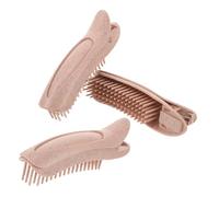 HAPINARY 3 Pezzi fermaglio soffice alla radice dei clip volumizzanti Clip per fermaglio per volumizzare la radice dei Strumenti per plastica rosa