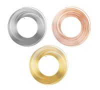 HAPINARY 3 Pezzi Filo Piatto in Alluminio 3x1mm per Bigiotteria e Modellismo, Flessibile e Facile da Torcere, per Bonsai e Attività Creative Genitore-figlio