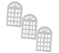 HAPINARY 3 Pezzi Metal Cutting Dies Carbon Steel House Shaped Stencils for Card Making Scrapbooking Photo Albums Compatible with Diecutting Machines Versatile Craft Templates