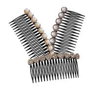 HAPINARY 3 Pezzi Pettini Per Chioma Perle Pettine Laterale Per Chioma Set Pettini Accessori Donna Accessori Ragazza