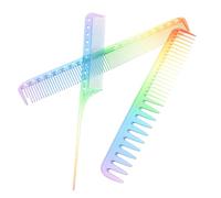 HAPINARY 3 pezzi Pettini Professionali con Denti Pettini Lisci per Compatti e Leggeri per Styling e Quotidiano Design Ergonomico e Materiale Resistente