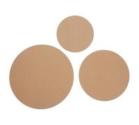 HAPINARY 3 Pezzi Piatti in Ceramica per Tornio Terracotta Tavole Lisce Antiadese per Modellazione Manuale e Scultura Supporti Rotondi per Progetti Fai da Te e Creazioni Artigianali