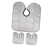 HAPINARY 3 Pezzi Scialle impermeabile per capelli grembiule strumenti per parrucchieri barbiere Capo di morire per capelli eva Black