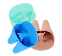 HAPINARY 3 Pezzi Scrubber Viso Silicone Morbido Esfoliante Pulizia Profonda Spazzola Detergente Manuale Apparecchi Per Uomini Donne Pelli Pori Cellule Morte
