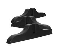 HAPINARY 3 Pezzi Sedile del Piede di partizione dello Schermo divisorio per Ambienti Esterni divisorio per Lo Schermo Supporto per divisorio Piccolo divisorio Base del plastica Nero