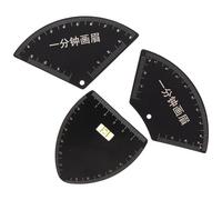 HAPINARY 3 Pezzi Stencil Per Sopracciglia Per Sopracciglia Righello Strumento Per Disegnare Righello Per Posizionare Le