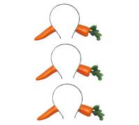 HAPINARY 3 Pz fascia di carota oggetti di scena per la posa della festa parodia dei cerchi per carota adulti cerchietti per da festa cerchi per donna