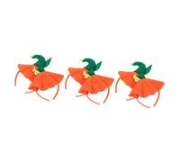 HAPINARY 3 Set Di Fasce Per A Forma Di Zucca Per Ragazzi E Ragazze Adorabili E Comode Fasce Per Per Halloween 2 Pezzi * 3
