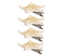 HAPINARY 3 Set Di Fermagli Per A Forma Di Stella Con Conchiglia Fatti A Mano Accessori Per Da Spiaggia Fermagli Per Lo Styling Per Feste Di Ballo Matrimoni Taglie Casuali 4 Pezzi * 3