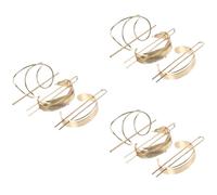 HAPINARY 3 Set Di Fermagli Per Con Fermaglio Per Chignon Accessorio Per Da Donna Chic Il Tuo Look Per L'evento 3 Pezzi*3