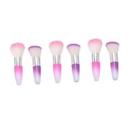 HAPINARY 3 Set Di Pennelli Per La Di Nail Art Pennelli Per La Pulizia Delle Unghie Pennelli Per Il Trucco Per Uso Domestico O in Salone 2 Pezzi * 3