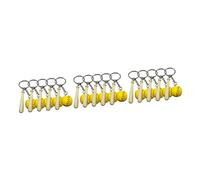 HAPINARY 3 Set Di Portachiavi Multiuso Da Baseball Accessorio Per Zaino Portachiavi Da Baseball Ciondolo 5 Pezzi*3