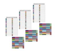 HAPINARY 3 Set Etichette per Quadro Elettrico PVC Impermeabili Adesivi Numerati per Pannelli Interruttori Etichette Autoadesive Resistenti per Identificazione Circuiti in Uffici e