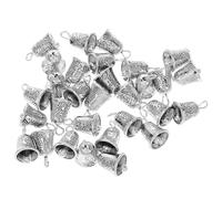 HAPINARY 30 Pezzi Campanellini in Lega retrò Mini Campane a Sonaglio Decorazioni Natalizie per Cameretta e Fai da Te, Ciondoli a Forma di Campana per Carillon e Addobbi Festivi