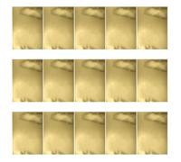 HAPINARY 30 Pezzi cartoncino in lamina d'oro Strumenti fai da te Carta di sfondo decorativa Carta di cancelleria Golden