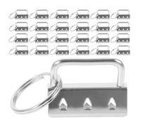 HAPINARY 30 Pezzi clip per fibbia in lega fibbia a catena del cinturino chiusura della borsa clip in metallo accessori per borse Silver