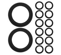 HAPINARY 30 pezzi di anello sensore di parcheggio retromarcia: anello di gomma distanziatore sensore di parcheggio di backup - guarnizione telecamera di retromarcia auto con base per fissaggio sonda