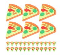 HAPINARY 30 Pezzi Gomme da Cancellare a Forma di Pizza Triangolare in Tpr, Gadget Carini per Back To School Party, Premi e Accessori Scuola