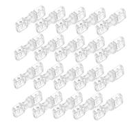 HAPINARY 30 Pezzi Nail Extension Buckles Invisible Connectors For Fake Nails For Womens DIY Manicure Portable And