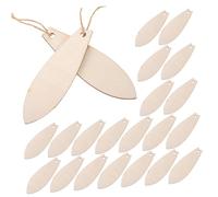HAPINARY 30 Pezzi Sagome Legno Surfboard per Pittura Diy Forme Surfboard Non Finite in Legno per Decorazioni Estive e Feste in Piscina Supporto Creativo