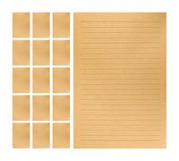 HAPINARY 300 Fogli Carta da Lettere Vintage Carta Kraft con Righe Retro per Scrivere Lettere Poesie e Note Ufficio e Versatile