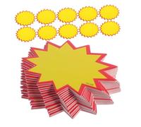 HAPINARY 300 Pezzi Etichette Resistente Stella Fluorescente Vuota per Negozi e Supermercati Cartellini Riutilizzabili per Organizzazione e Promozioni