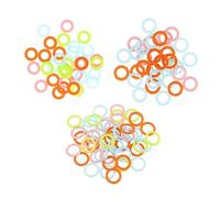 HAPINARY 300pezzi Marcatori Maglia Anelli Colorati Lisci in Plastica per Uncinetto e Lavoro Maglia Dimensioni Marcatori Tondi per Segnapunti e Conta Accessori Anti-Scivolo per Cucito e Te