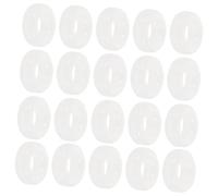 HAPINARY 30paia Manicotti Silicone Antiscivolo Per Occhiali Comfort e Stabilità Per Tutti Tipi Di Montature Semitrasparente