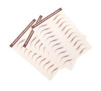 HAPINARY 3fogli Adesivi Per Sopracciglia Impermeabili Adesivi Per Sopracciglia Marroni Finte Per Trasferimenti Kit Per Adesivo Per Prodotti Per