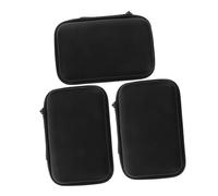 HAPINARY 3pezzi Astuccio Tascabile Per Accessori Nail Art Custodia Compatta Per Pinzette e Ciglia Organizer Portatile Per Viaggi e Conservazione Strumenti Di Bellezza