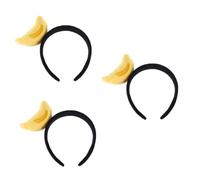 HAPINARY 3pezzi Cerchietto Banana Per Compleanno e Cosplay Accessorio Per e Adulti Decorazione