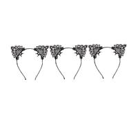 HAPINARY 3pezzi Cerchietto Cat Ear Pizzo Da Orecchie Da Gatto Per Feste Costume e Accessori Per Donne e Ragazze Elegante e Confortevole Per Occasioni Speciali e Tematiche