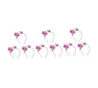 HAPINARY 3pezzi Cerchietto Decorativo Per Fascia Per e Ragazze Per Cerimonie e Speciali Rosa