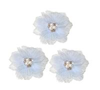 HAPINARY 3pezzi Fermaglio Per Capelli Forma Di Fiore Forcina Per Capelli Decorata Perle Per Bambine Adatta Diverse Acconciature e Occasioni Speciali