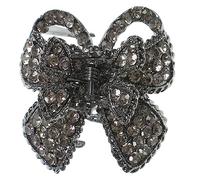 HAPINARY 3pezzi Fermaglio Per Con Strass Per Donne Clip Per Chignon e Coda Alta Accessorio Elegante e Pratico Per Tutti Giorni Design Vintage
