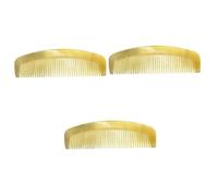HAPINARY 3pezzi Pettine Antistatico Corno Per Combattimento Della Dei Smoothing e Districante Portatile Design e