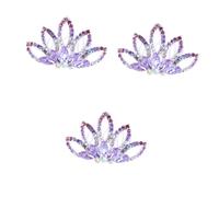 HAPINARY 3pezzi Pettine Coroncina Accessorio Per Nuziali Per Matrimonio e Speciali