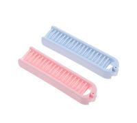 HAPINARY 3pezzi Pettine in Pp Per Capelli Lisci e Arricciati Pettine Doppio Dente Antistatico Portatile Per Viaggi Per Capelli Infrangibile Da Viaggio Compatto