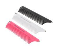 HAPINARY 3pezzi Pettini Coda in Acciaio Regolabili Per Acconciature Professionali e Uso Domestico Pettine Coda Per Parrucchieri Styling e Massaggio Del Capelluto