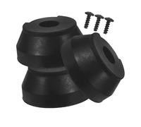 HAPINARY 3pezzi Puntali Gomma Antiscivolo Per Bastone Anziani Tre Piedi Supporto Stabile Per Stampelle e Bastoncini Da Passeggio Ricambio Resistente Per Uso Interno Ed Esterno