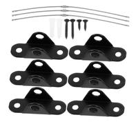 HAPINARY 3set Ancoraggi Per Mobili Kit Di Fissaggio Parete Cinghie Di Sicurezza Per Arredi Set Di Staffe Antiribaltamento Per Librerie Armadi Guardaroba Mobili Protezione Bambina e Tv