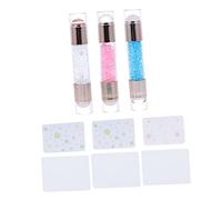 HAPINARY 3sets Stampo Per Nail Art in Silicone Strumento Per French Manicure Kit Di Forniture Per Decorazioni Unghie Di Timbri Per Manicure Fai Da Te