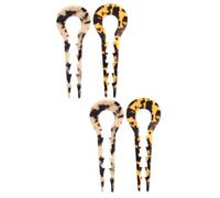 HAPINARY 4 Pcs Foglio Di Acetato Di Cellulosa Forcella Delle Donne Spazzola Per Il Viso Pulizia Dei Bastoncini Di Panino Tornante Dei Per Forcella Dei