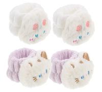 HAPINARY 4 Pezzi Braccialetto Lavaggio Viso Braccialetto Cura Viso Portatile Lavaggio Pelle Elasticità Lunga