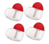 HAPINARY 4 pezzi Contenitori Vuoti per Rossetto e Lucidalabbra Te Tubetti Ricaricabili Compatti e Sicuri Design Portatile per Trucco Personalizzato e Ritocchi Ovunque