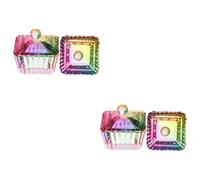 HAPINARY 4 Pezzi Di Ciotola Per Unghie In Cristallo, Ciotola Per Liquidi Per Unghie, Ciotola Per Smorzamento Per Unghie, Supporto Per Unghie, Ciotola Per Manicure, Ciotola Per Dappen In ,